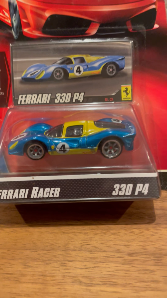ミニカー Hot Wheels Ferrari 330 P4 Amazon.com: Hot Wheels 2010-076/240 HW Garage 08/10 Ferrari