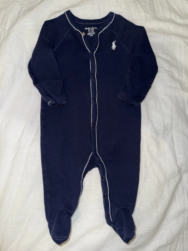 Mono Ralph Lauren Baby Algodón Jersey con Pies 3M Foto 3 de 4