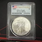 2008 $1 American Silver Eagle MS70 PCGS - First Strike