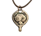 Viking Owl Amulet – Bronze Norse Pendant with Protective Symbolism