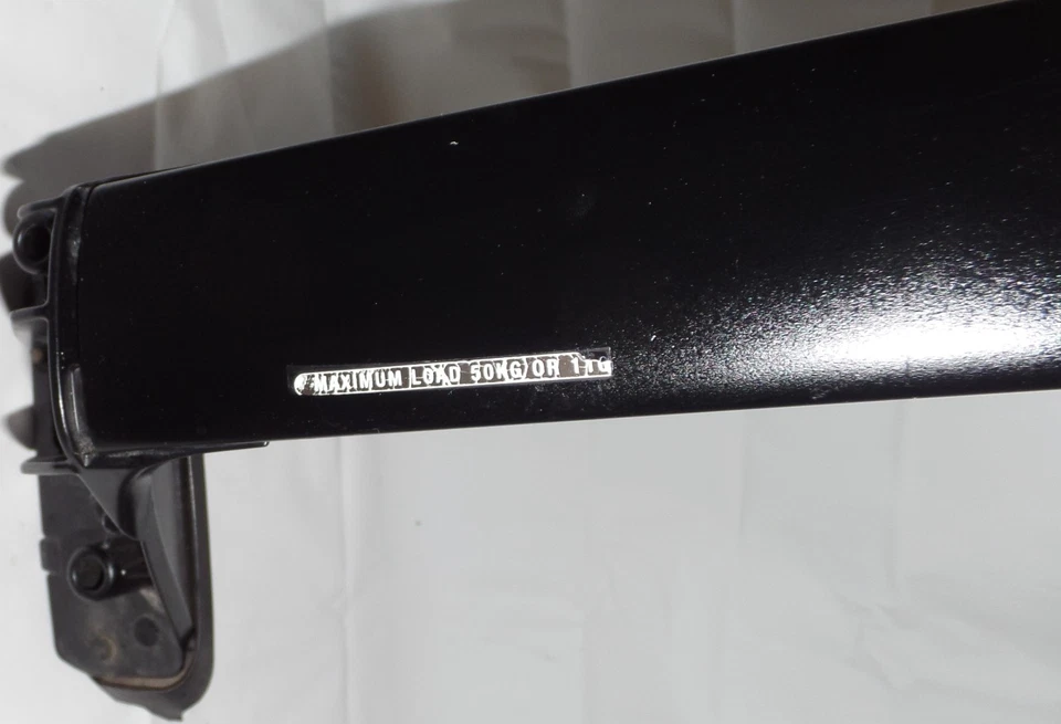 Juego de pares de barras transversales de techo negras OEM Honda Crosstour 2010-2015 Foto 3 de 4