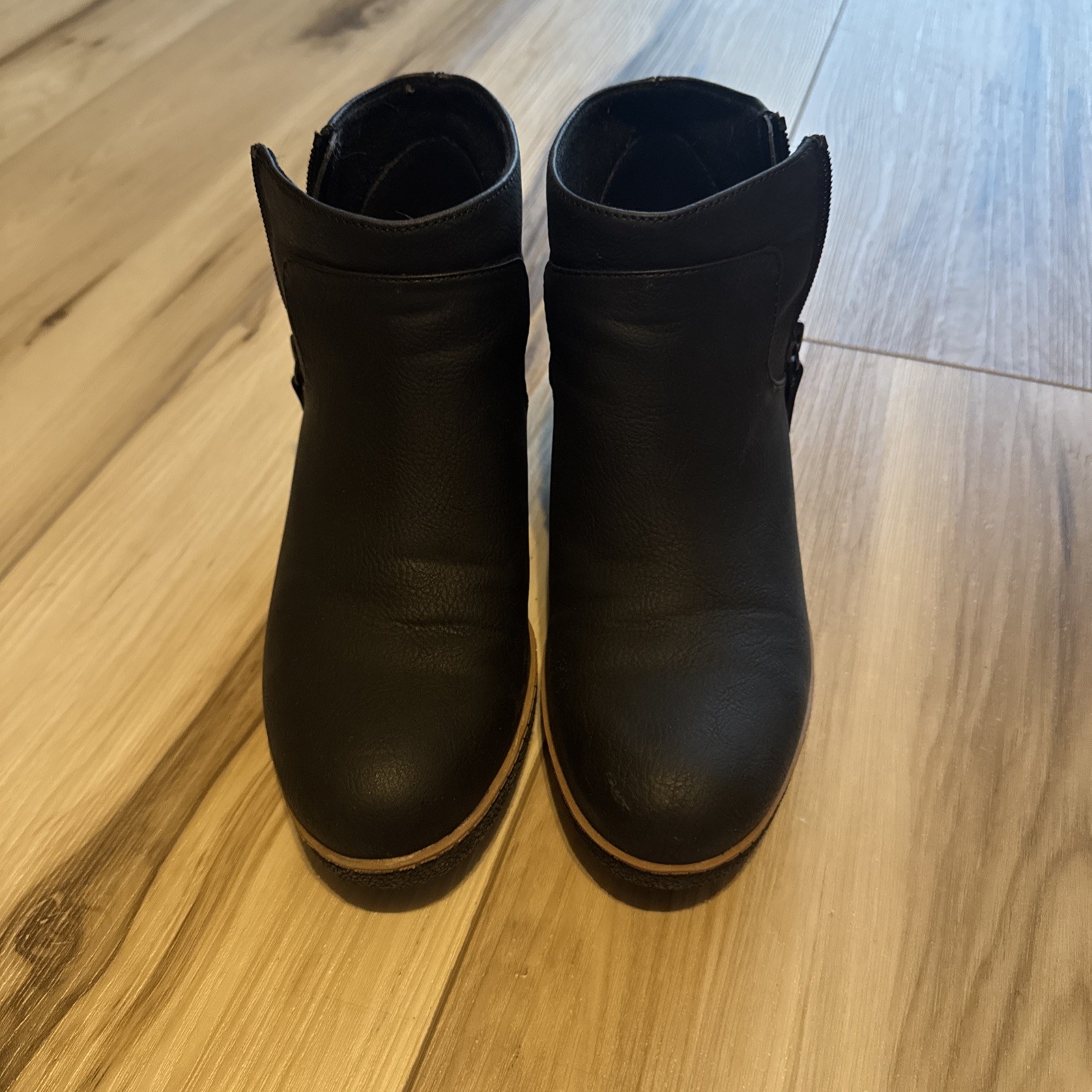 Dr. Scholl’s Shoes Women's Bianca Wedge Bootie, Size 7.5M, Black/brown, used