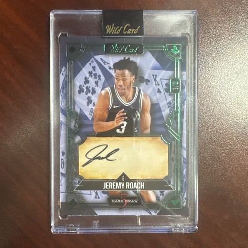 2024 Wild Card 5 Card Draw Jeremy Roach Blue 1/2