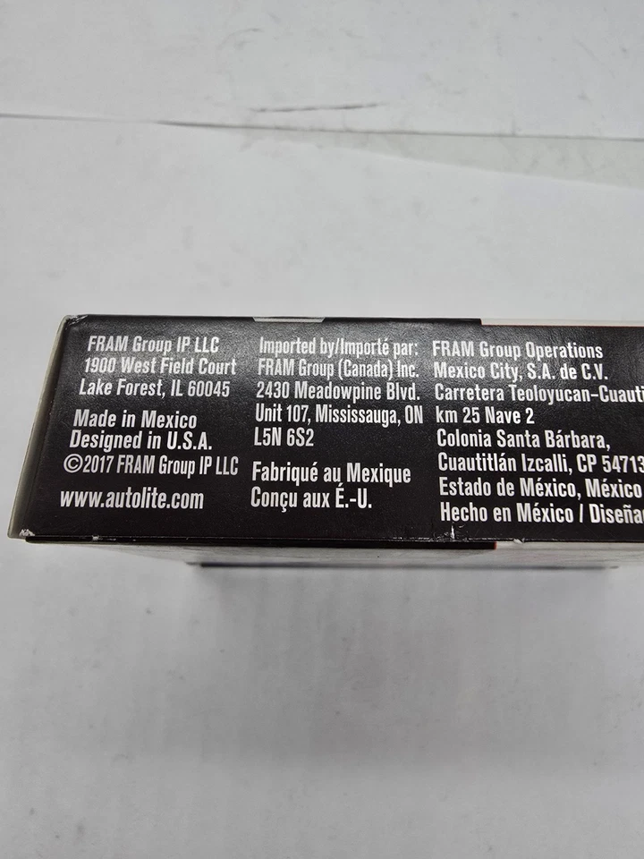 Pack Of 4 AUTOLITE IRIDIUM XP6043 Spark Plug NEW 4 Pieces Enhanced Alloy Tech - Image 3 of 3