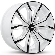 One 18 Inch White Black Alloy Wheel Rim For Honda 5x114.3 Ab4z Aftermarket 5lug One 18 Inch White Black Alloy Wheel Rim For Honda 5x114.3 Ab4z Aftermarket 5lug