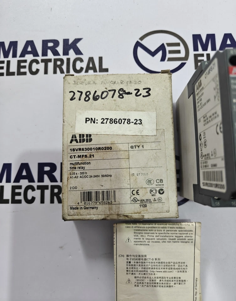 ABB CT-MFS.21 1SVR630010R0200 TIMER TIMING 0,05S-300H SPANNUNG 24-240VAC/DC - Bild 2 von 4