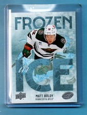 2024-25 UD ICE Matt Boldy FROZEN IN ICE #FI-38  CARD OPENED