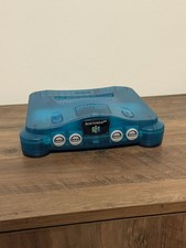 N64 Ice Blue PAL Nintendo 64 Console Only (Cleaned and tested)