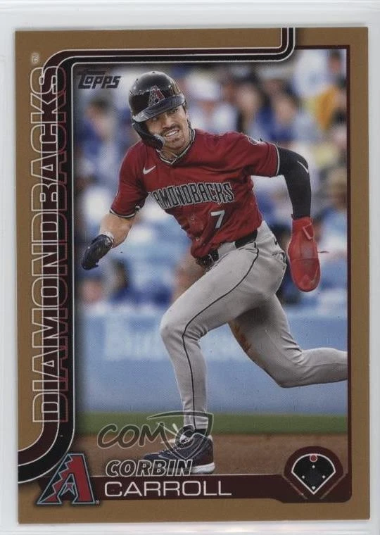 コービン・キャロル　1of1   プレートカード Cut4] Corbin Carroll bought his own 1-of-1 Chrome Cosmic