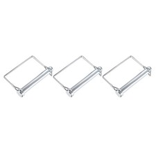 Square Safety Coupler Pin 3pcs 12x80mm Carbon Steel Shaft Locking Pin