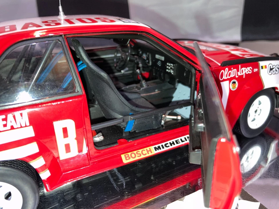 1:18 Sunstar H5375 Guy Colsoul Opel Ascona B 400 #2 1st Lotto Haspengouw 1982 - Image 4 of 4