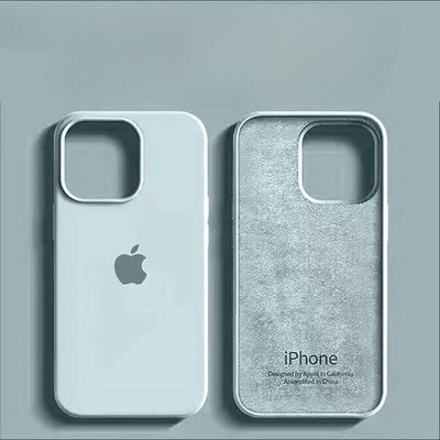 Handy Hülle für iPhone 17 16 15 14 13 12 11 Pro Max Silikon Cover Logo Taschen