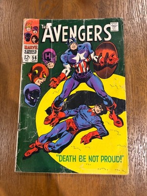 Avengers #56 John Buscema Art low grade pages cut