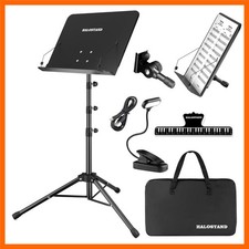 5 in 1 Dual-use Sheet Music Stand Desktop Book Stand, Height Adjustable fro...