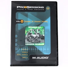 M-Audio Pro Sessions 22 Sounds of Unseen Worlds Loops Sound Library/Sampling CD