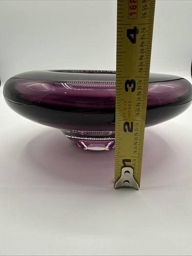 Ciotola Marquis By Waterford con bordo arrotolato viola ametista. - Foto 17 di 17
