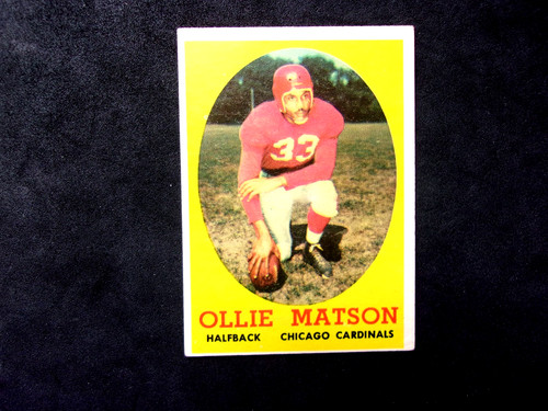 Ollie Matson #127 1958 Topps card