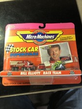 Micro Machines Stock Car Superstars Bill Elliot Race Team 1:87 NASCAR NEW