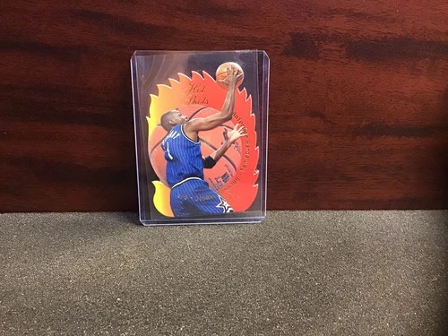 1996-97 Fleer Showcase Hot Shots Anfernee Hardaway Die-Cut Orlando Magic 🏀 HOF