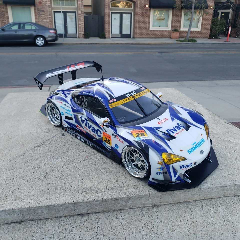 Pintura personalizada 1/10 GR86 JDM 4Tec-2 drift HPI RDS DC10 YD2 MST TT02 solo cuerpo Foto 3 de 4