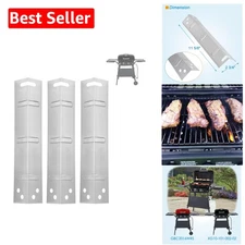 Expert Grill 3-Pack Heat Plate Replacement for XG10-101-002-02 - Stainless Steel