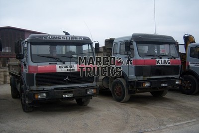 LKW Foto Mercedes-Benz NG Kipper Schweiz grau SWISSLINER BRUNNER ERBEN KI #i1nu