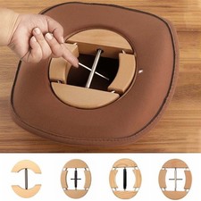 Wooden Hat Stretcher Adjustable Turn Buckle Unisex Adults Hat Shaper for Hats UK