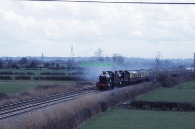 S50 35mm Slide GWR No. 4930 'Hagley Hall' 4-6-0 7819 Huntworth c.1985