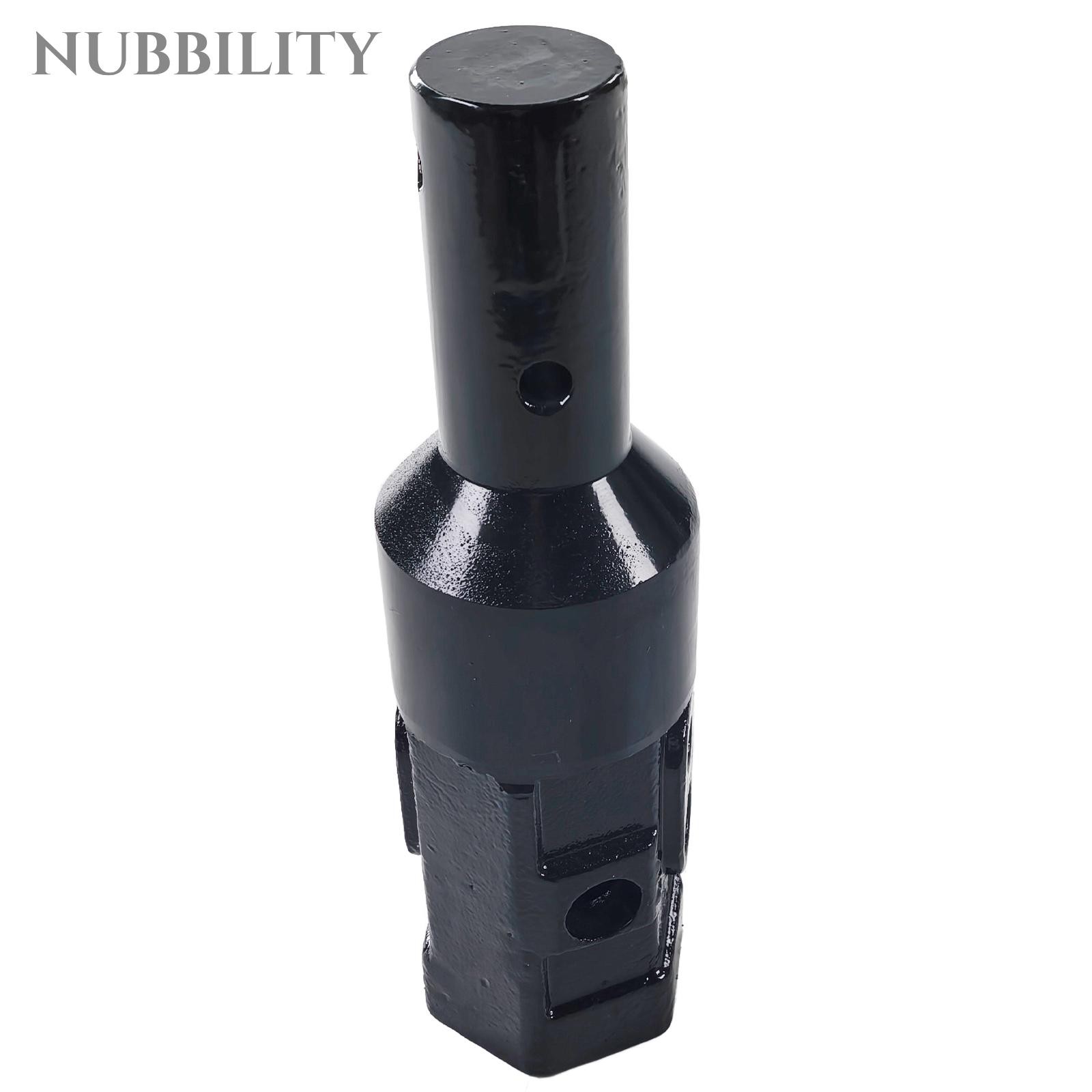 Heavy Duty 2" Female Hex to 2" Male Round Auger Adapter for Skid Steer