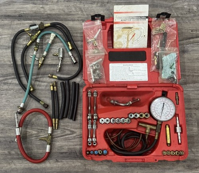 #ad Star TU443 Professional Fuel Injection Pressure Tester Set W Bunch Accessories $99.99