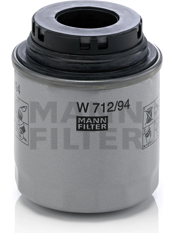 Mann Oil Filter W712/94 Fits Ford, Volkswagen, Mg, Bedford, Morris - image 2 of 4