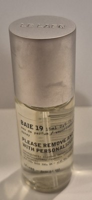 BAIE 19 by Le Labo 0.5 oz EDP Spray~New/No box~Authentic~Batch Code A4121193~