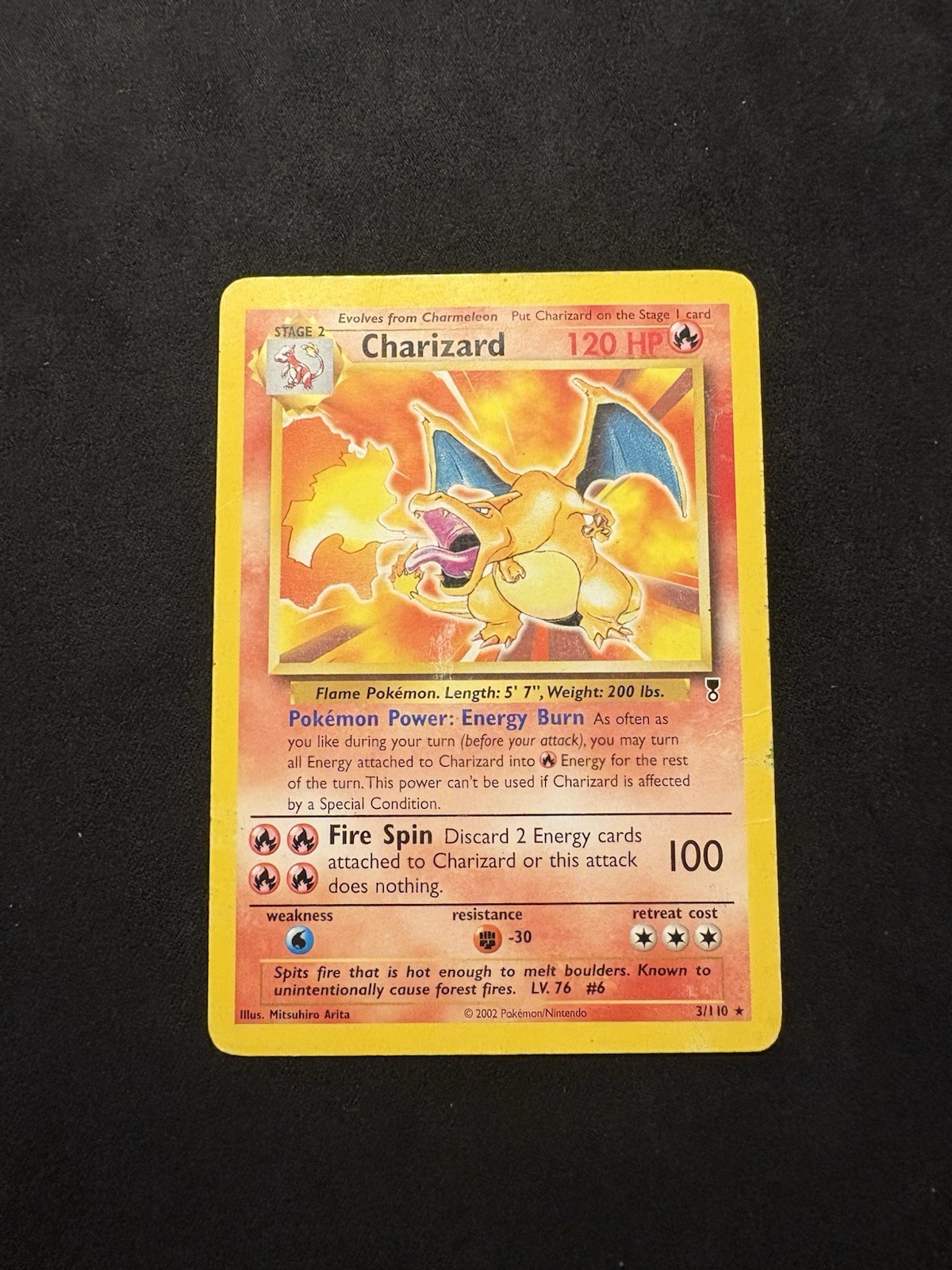 Charizard Legendary Collection 3/110 Regular Card MP Pokémon