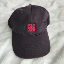 Chick-fil-A Employee Hat Cap Black Red Logo Adjustable Team Style OOBE Looks NEW