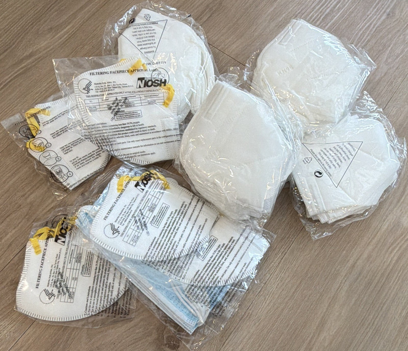 Makrite SEKURA-511 N95/KN95 Molded Disposable Respirator Mask Combo