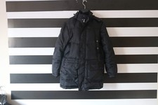 VANCL Mens Black Full Zip Hooded Coat Jacket ...
