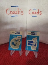 (2) 1987 Fleer NFL TEAM ACTION STICKERS Detroit Lions 