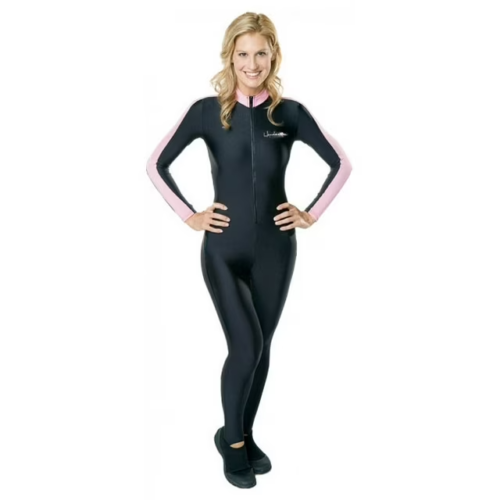Henderson Women's Divewear Hot Skins Jumpsuit Black Pink SO Plus UV