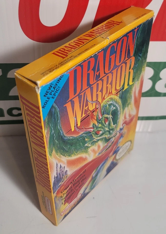 Dragon Warrior (Nintendo Entertainment System, 1986)CIB, TESTED - Image 4 of 4