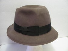 Vintage Champ Brown Fedora Hat Size 7