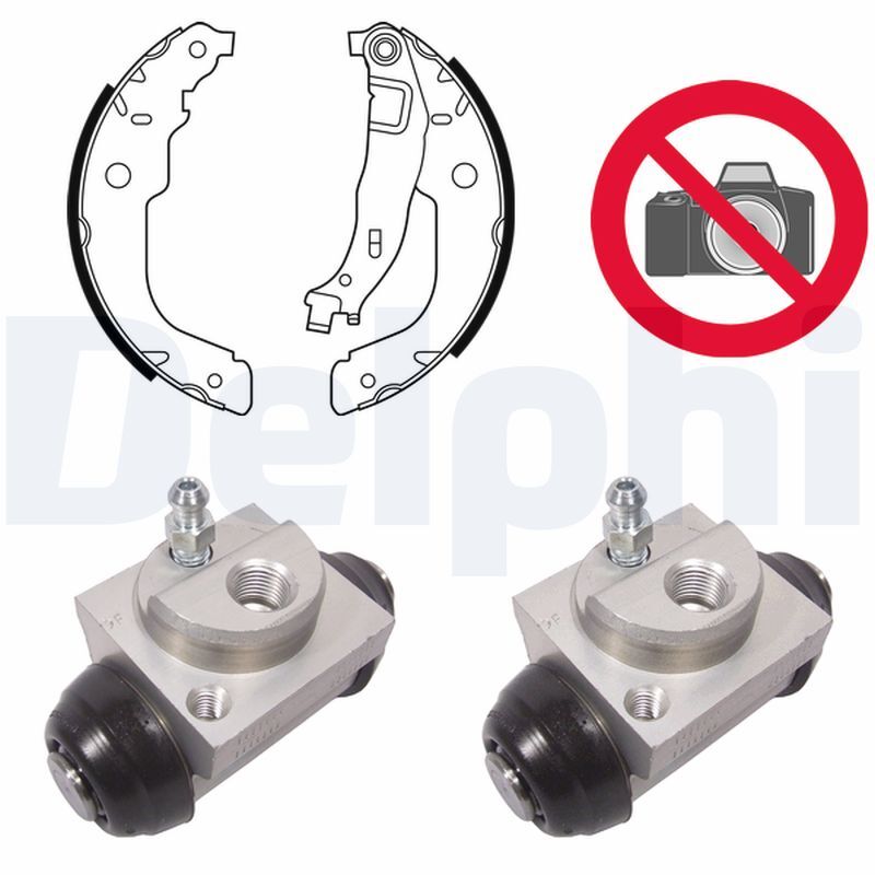 Jeu de mâchoires de frein KP1115 haute performance pour Peugeot 207 CC et 208 I