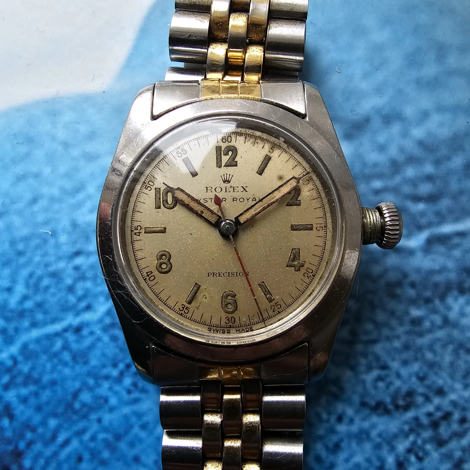 Rolex — Vintage Rolex Oyster Royal Precision Men's Watch Ref 4220 Working And Serviced!