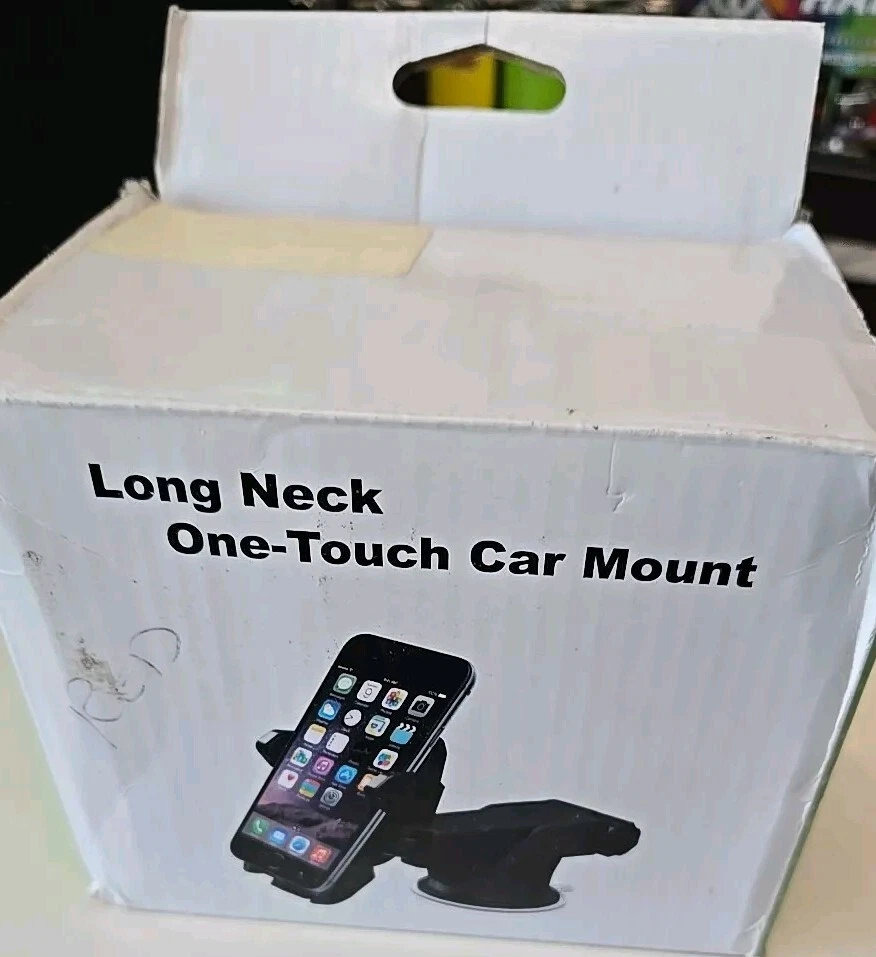 Adjustable Long Neck One Touch Car Phone Mount Holder Windshield Dash. - Image 3 of 3