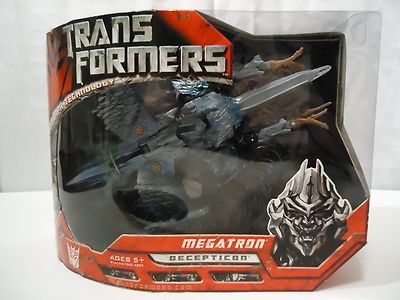 Transformers Movie Voyager Class MEGATRON New MIB MISP 2007 G1 AoE + FREE GIFT