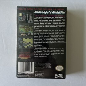 Nobunaga's Ambition (NES, 1989) Brand New Mint Condition
