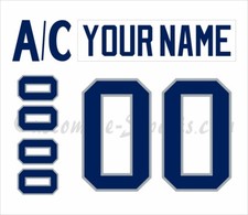 Sudbury Wolves Customized Number Kit for 2017-2021 Away Uniform