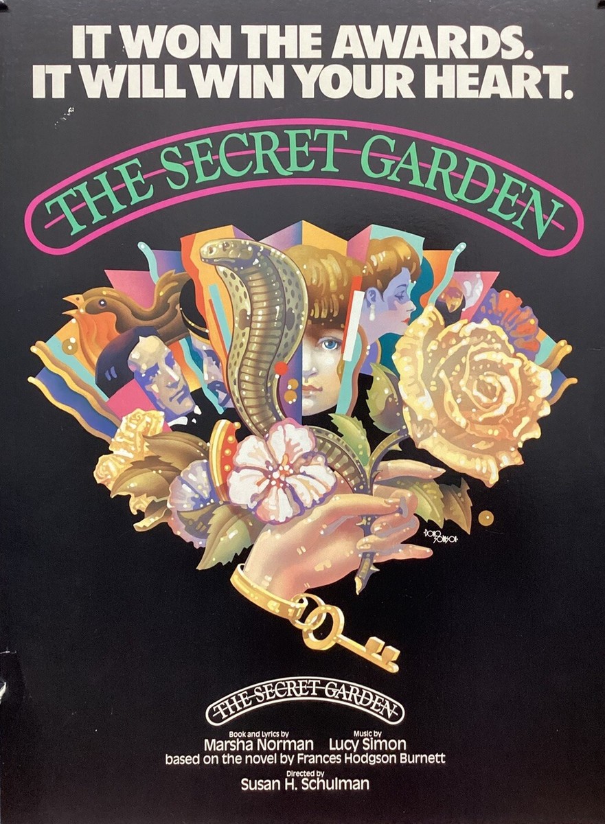 The Secret Garden Vintage Original Window Card Poster 1991 | eBay