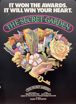 The Secret Garden Vintage Original Window Card Poster 1991 | eBay