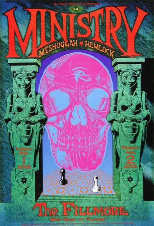 MINISTRY FILLMORE 2008 F929 ORIGINAL CONCERT POSTER | eBay