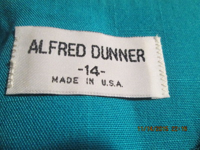 Women's Vintage Suit Jacket short sleeve size 14 Alfred Dunner